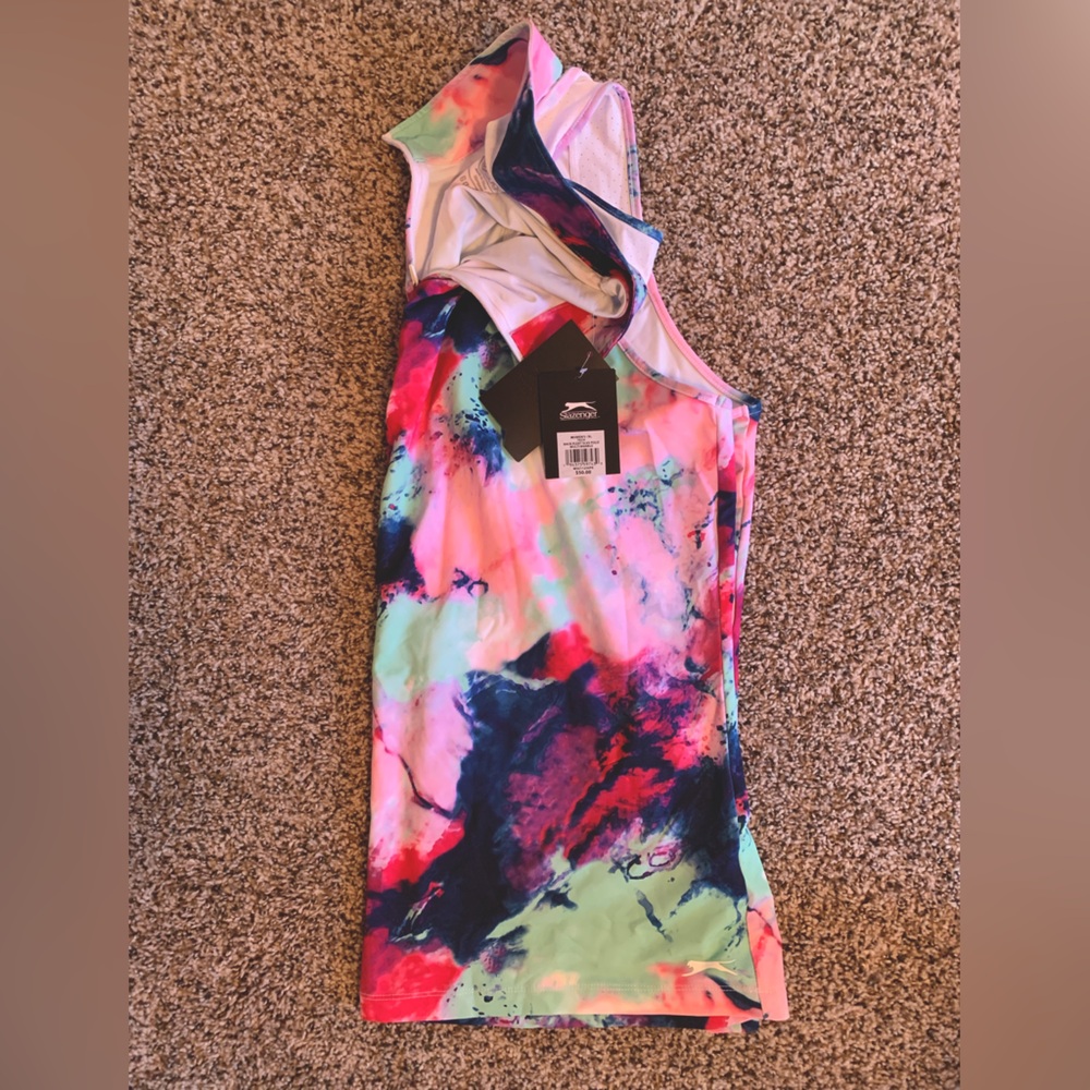 Slazenger Golf Back Pleat Sleeveless Polo Size XL